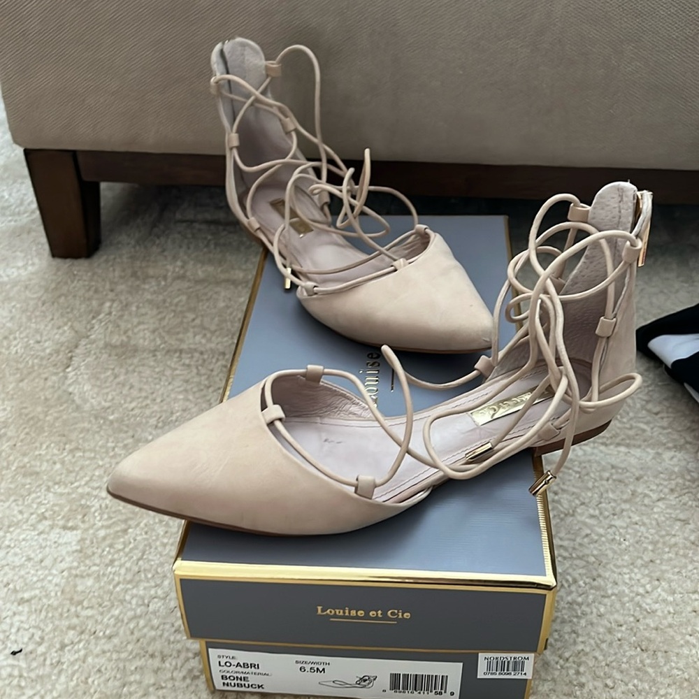Louise eat Cie tie up flats